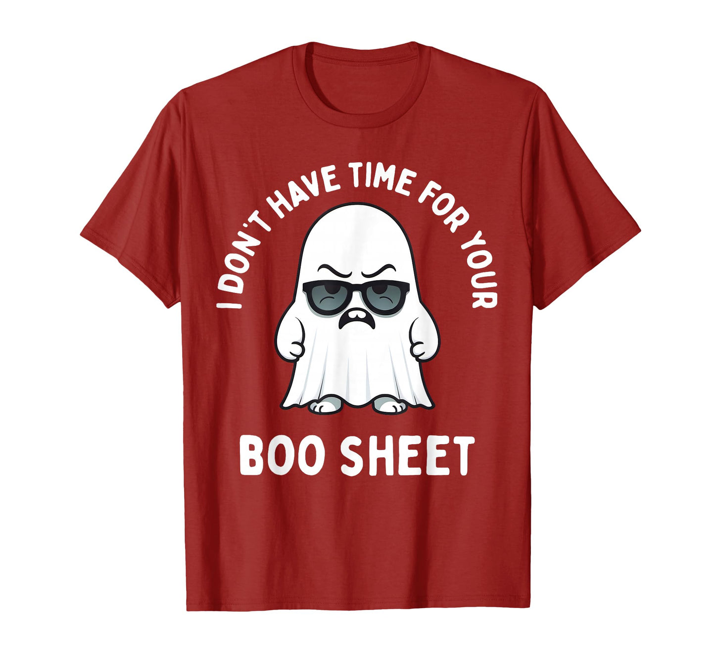 Boo Sheet Ghost Funny Halloween Costume Men Women T-Shirt