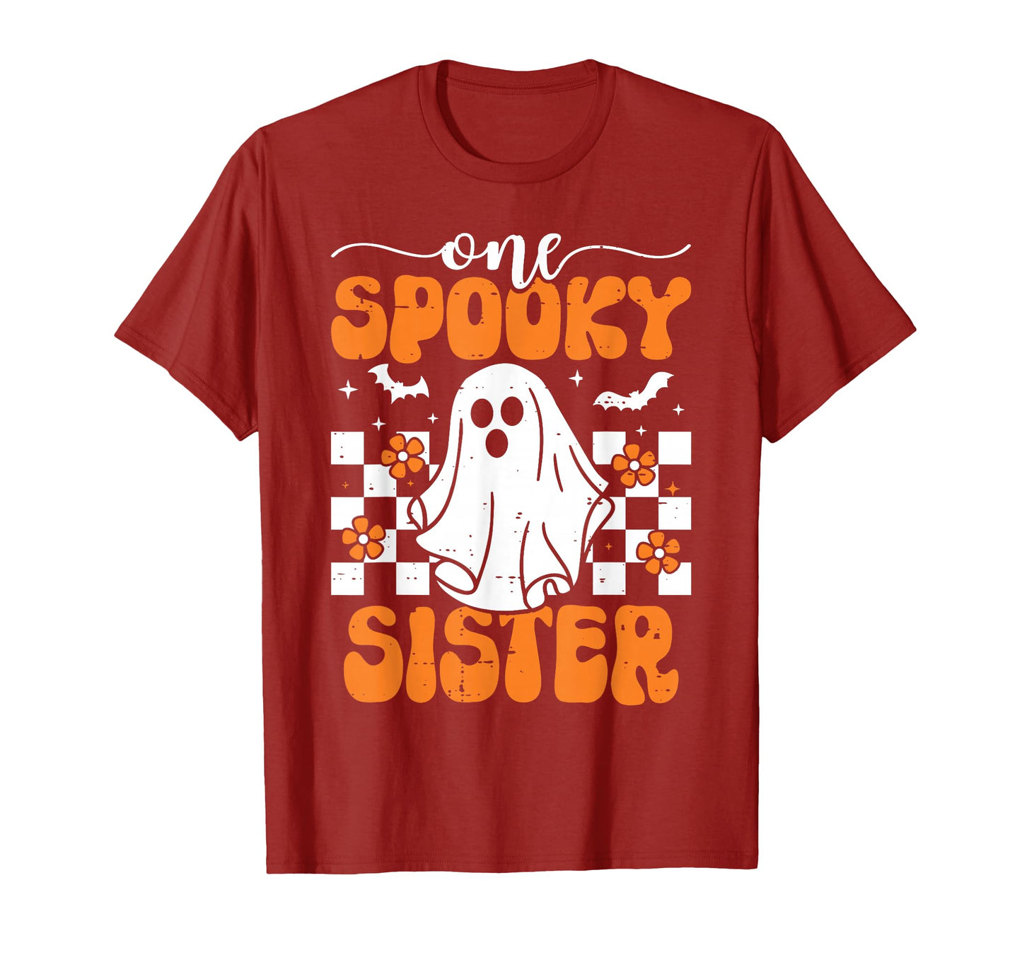 One Spooky Sister Matching Family Halloween Costumes T-Shirt