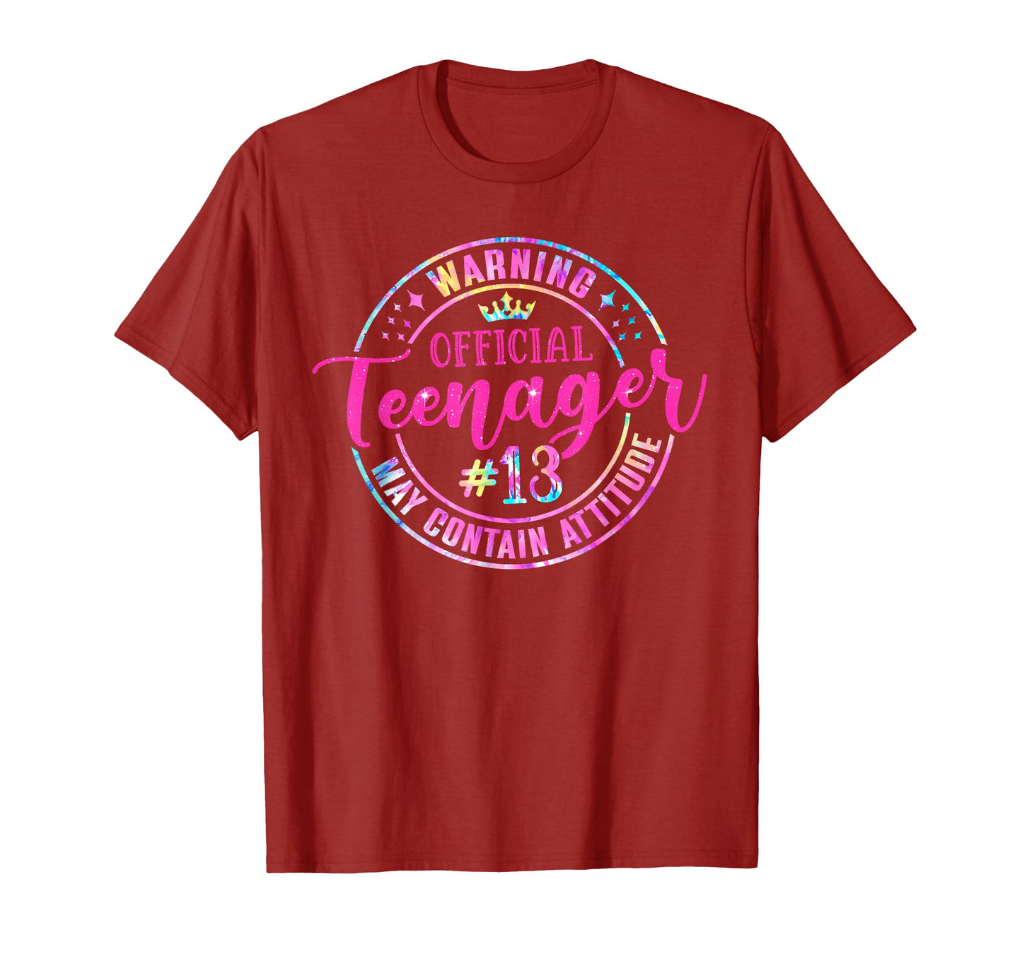 13th Birthday Girl Official teenager 13 Year Old Birthday T-Shirt