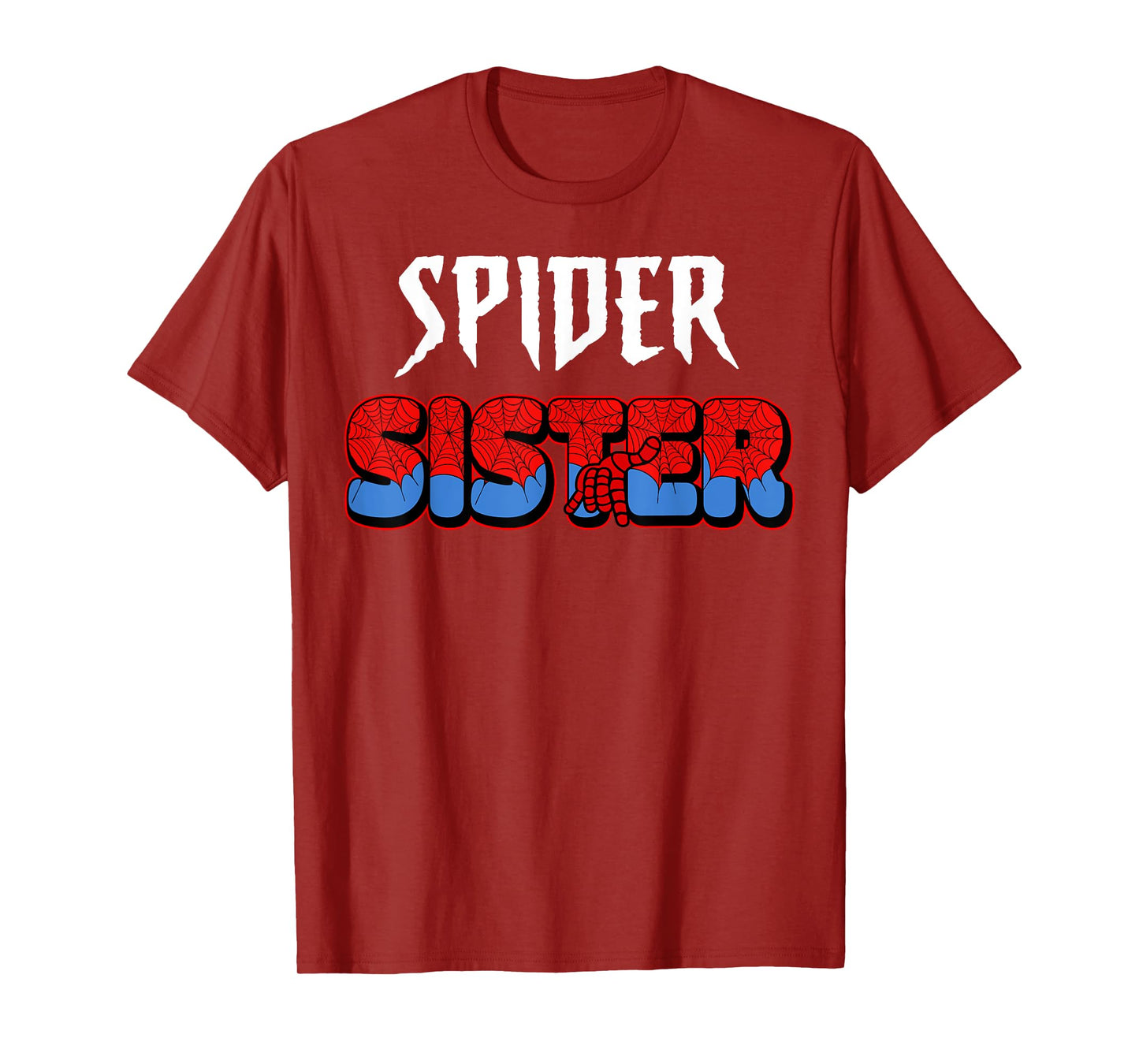 Groovy Spider Sister Matching Family Birthday Party Theme T-Shirt