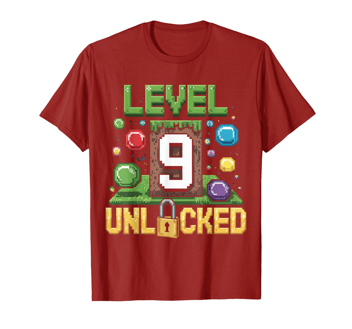 Birthday Children's Shirt Level 9 Unlocked 9 T-Shirt