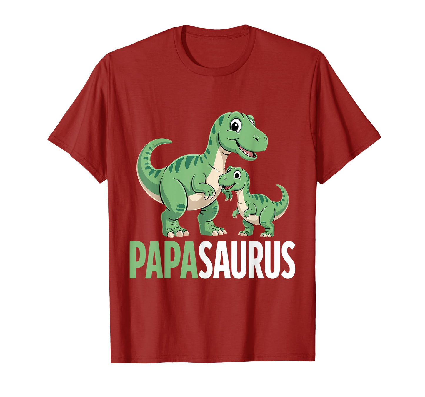 Father's Day Papasaurus Funny Dino Kids Dad T-Shirt