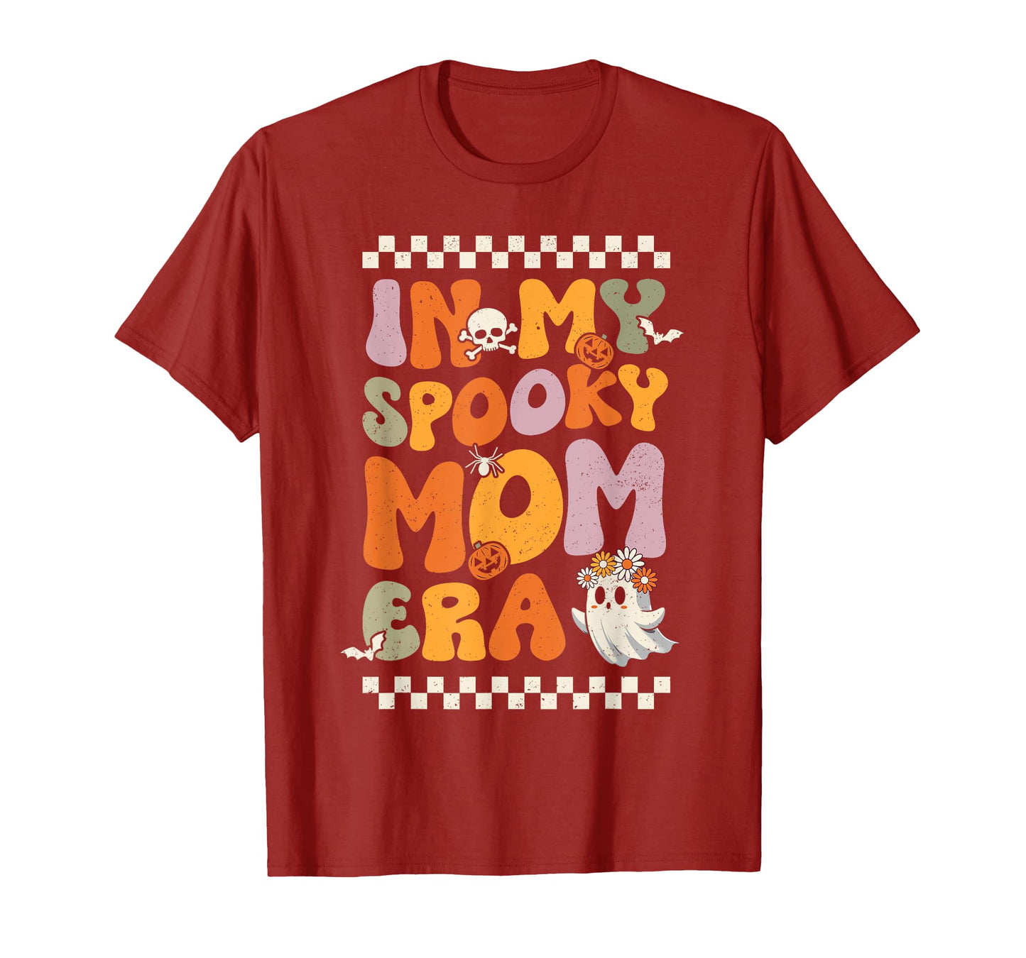 In My Spooky Mom Era Funny Ghost Halloween Mother's Day T-Shirt