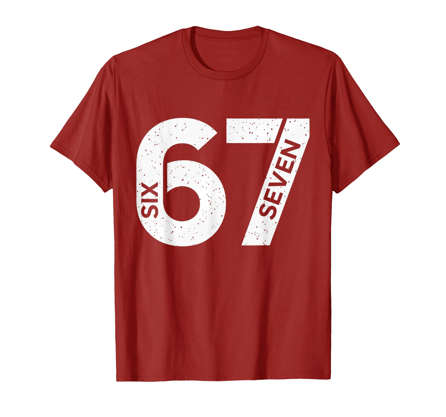 Cool Six Seven Number Gen Alpha Slang 6 7 Trending Meme T-Shirt