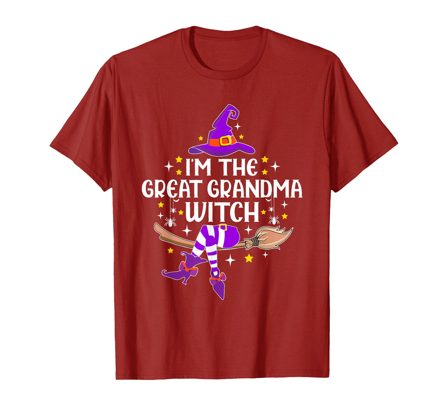 I'm The Great Grandma Witch Halloween Matching Group Costume T-Shirt