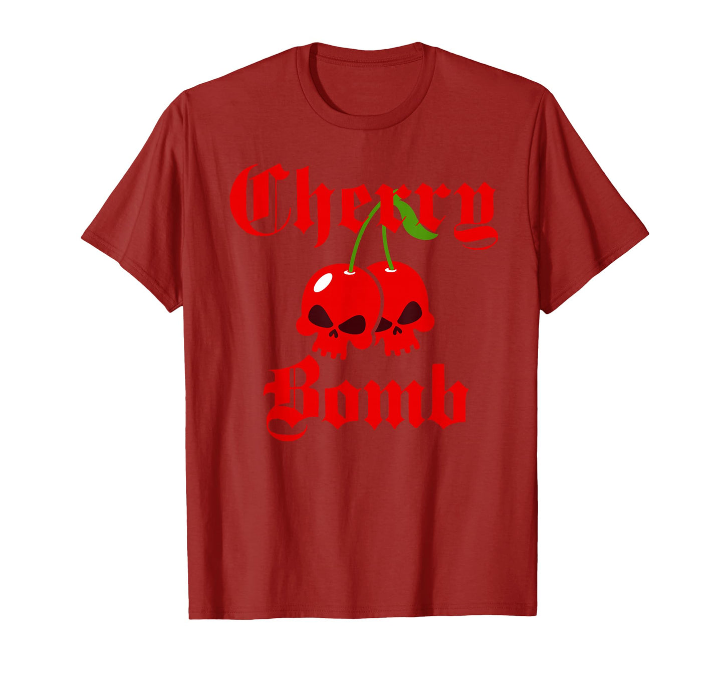 Old English Cherry Bomb Skulls T-Shirt