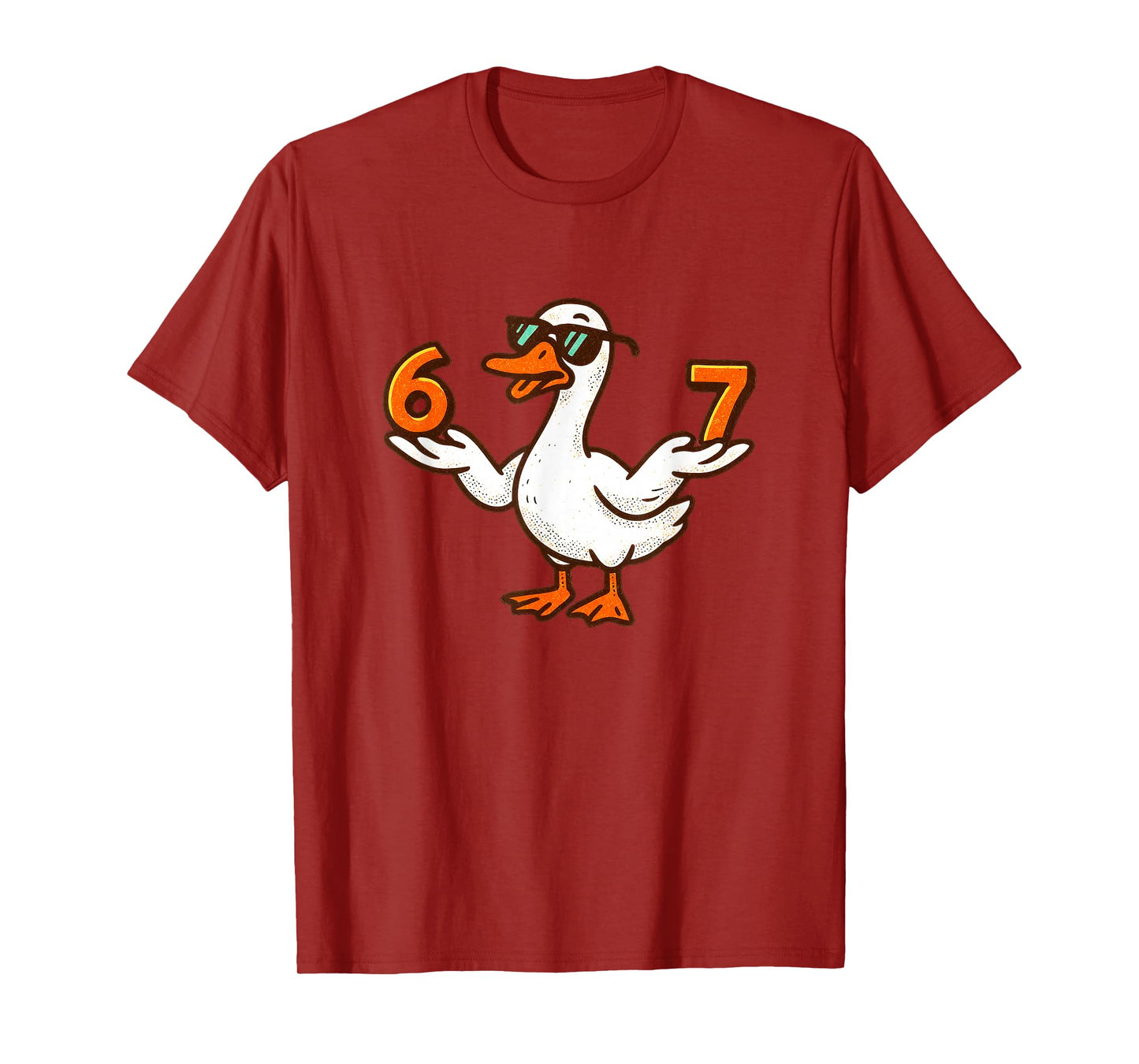 67 Meme Silly Goose 6 7 Funny Six Seven 6-7 Gen Alpha Slang T-Shirt