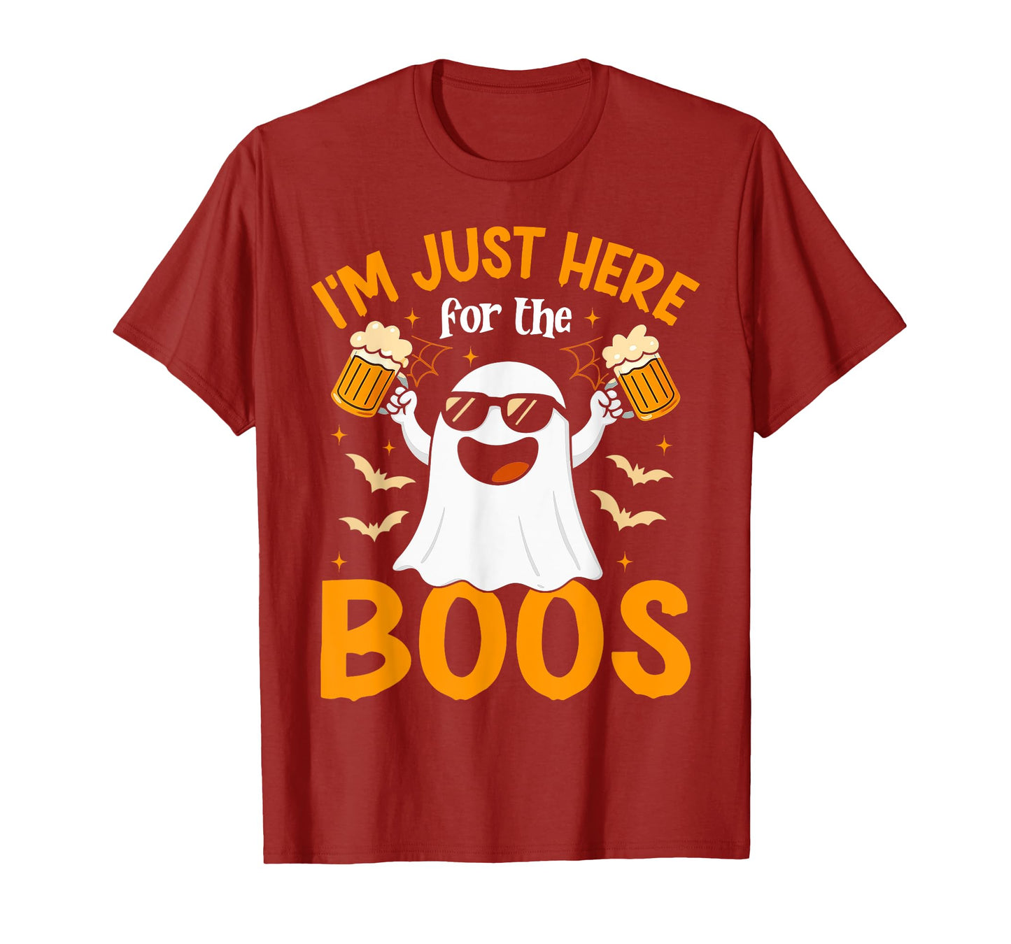 Ghost Beer Halloween Party Drinking Costume Gift T-Shirt
