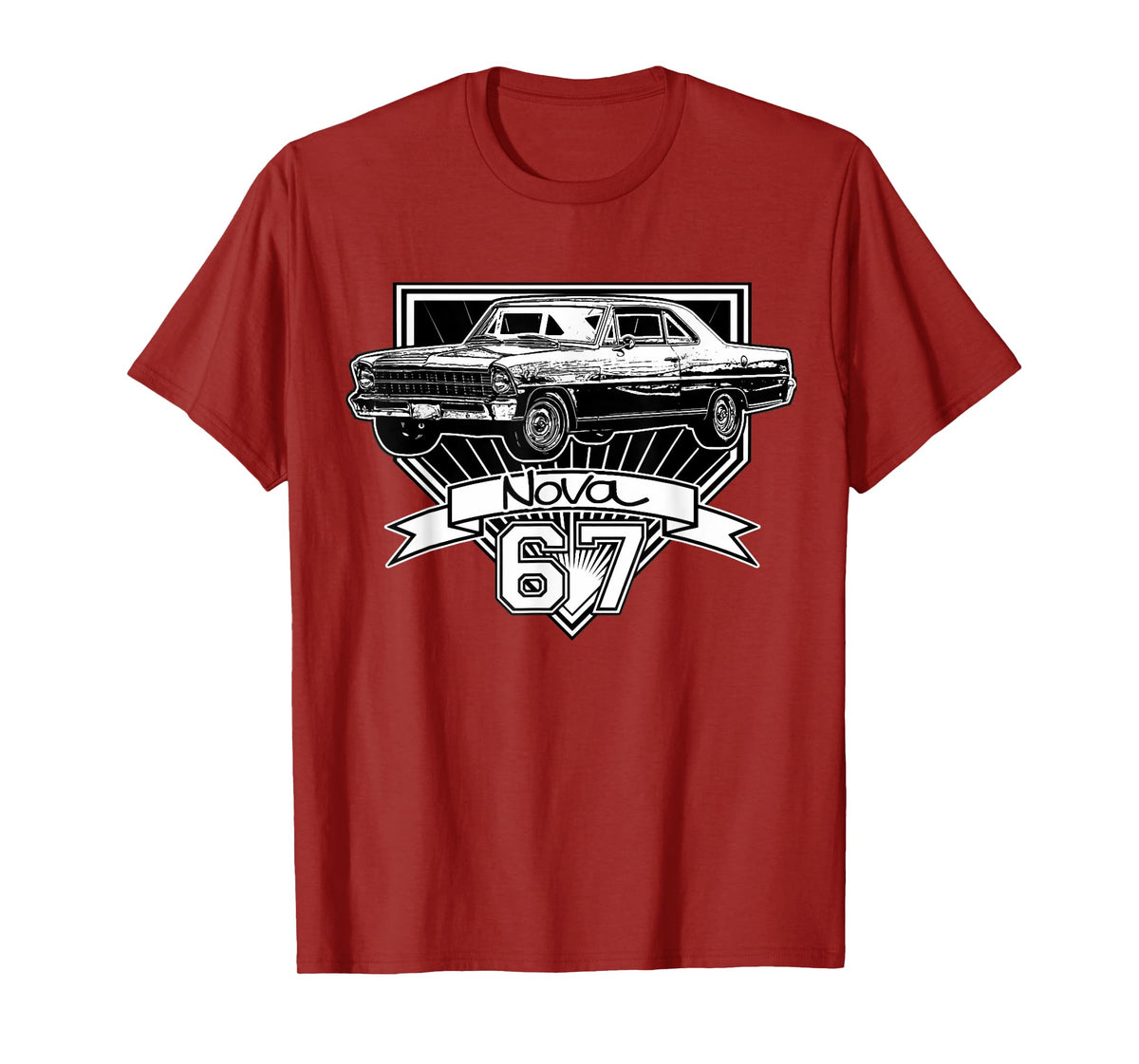 1967 67 Chevys Nova Classic Car Old School Muscle Car T-Shirt