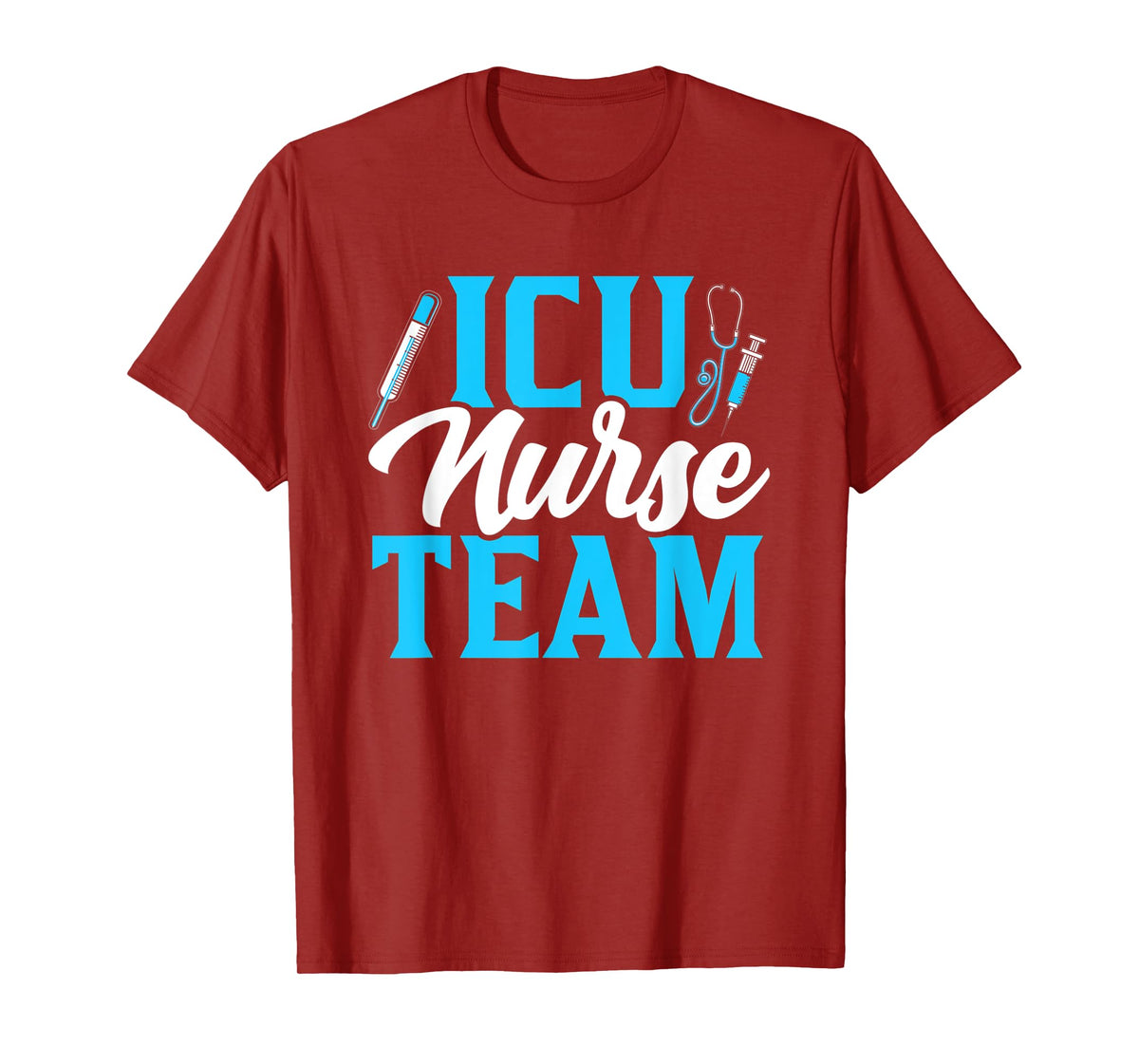 Icu Nurse Team Intensive Care Nursing Ice Hospital T-Shirt