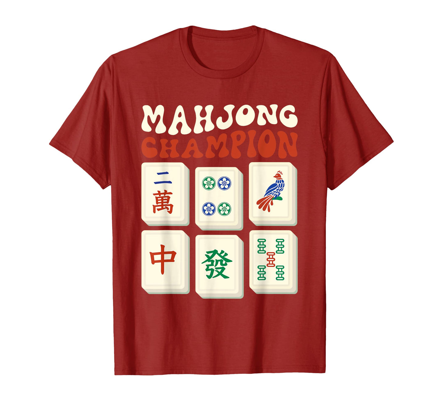 Kong Mahjong Kit Mah Jongg Player Equipment Game Night T-Shirt