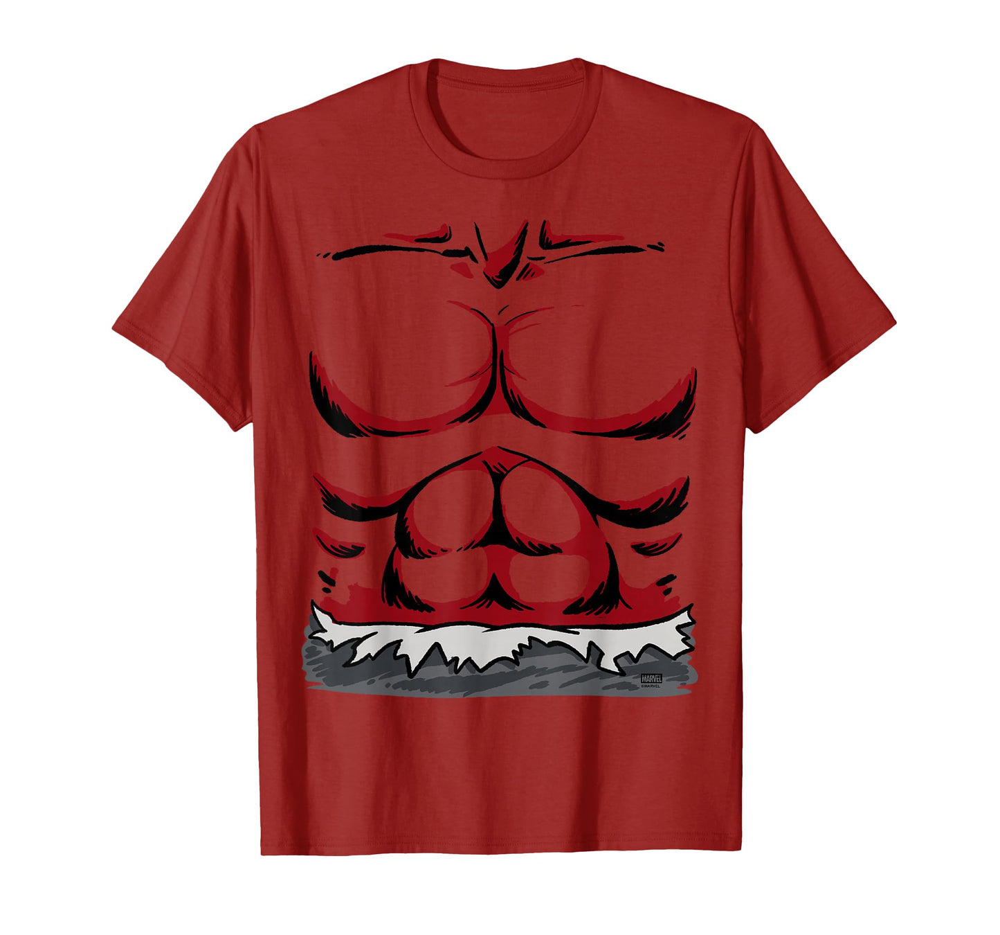 Marvel - Red HULK Costume Style T-Shirt