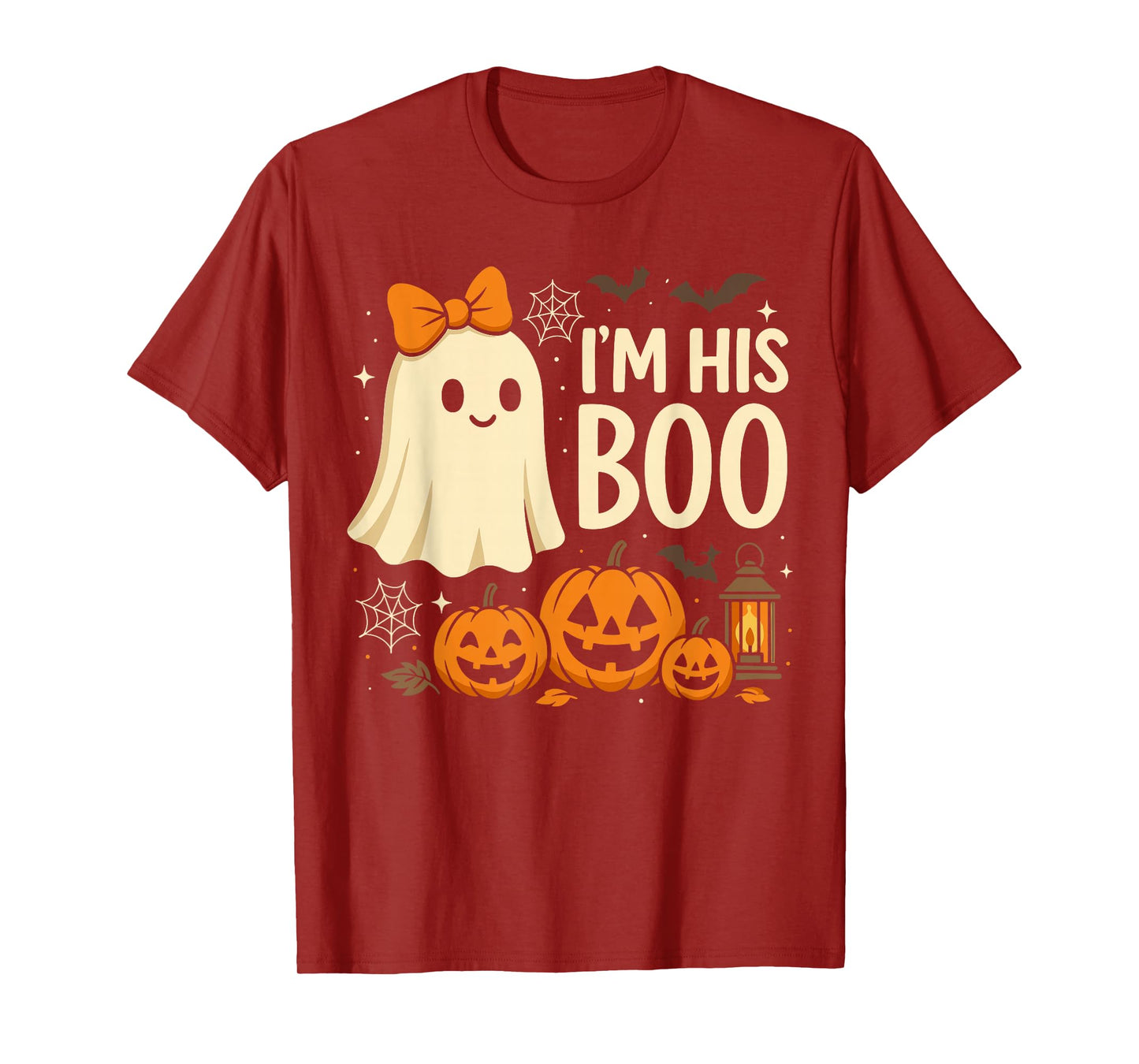 Halloween His and Hers Matching Outfits, Ghost I'm His Boo T-Shirt