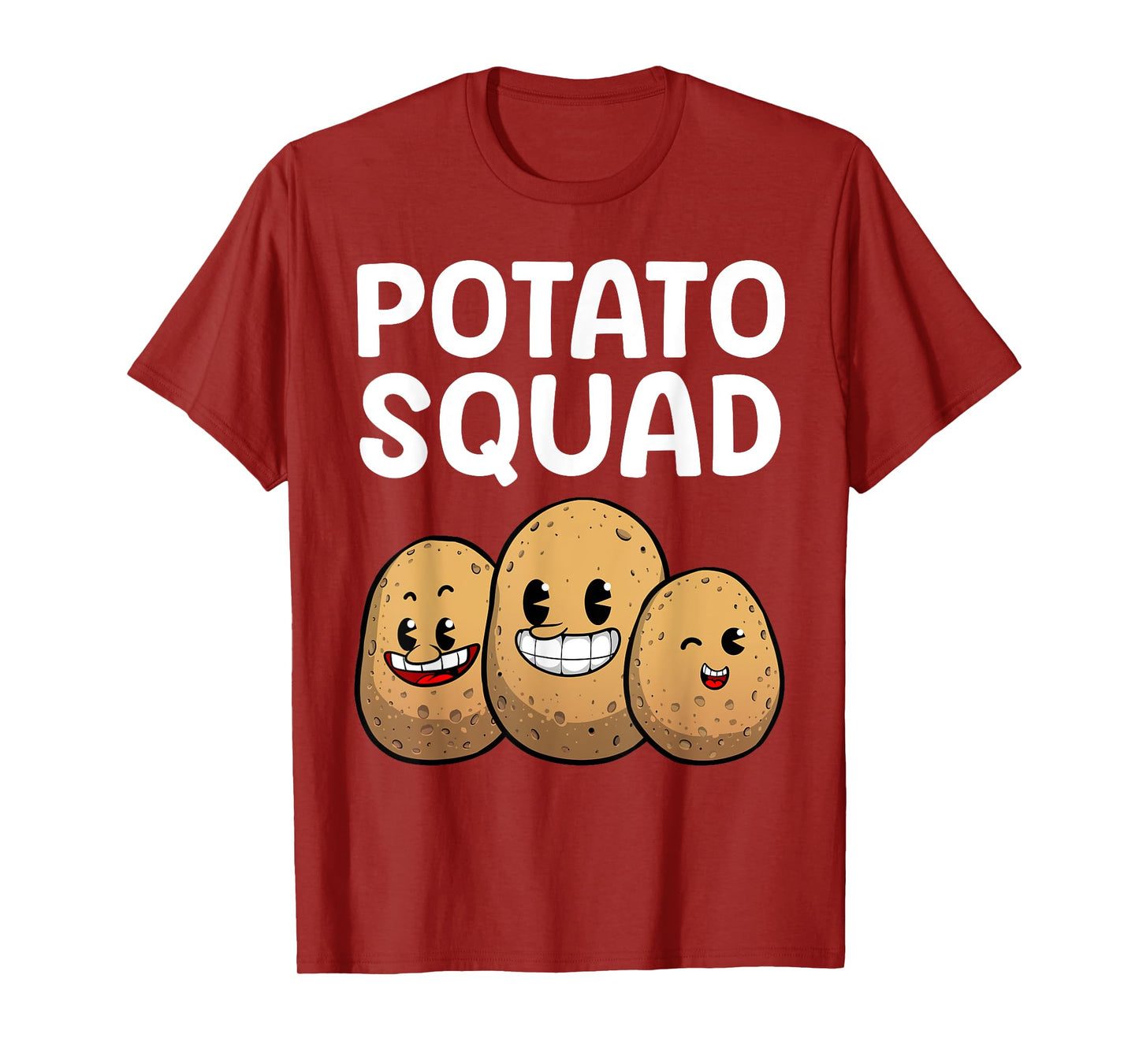 Cute Potato Novelty For Men Women Kid Adult Gag Potato Lover T-Shirt