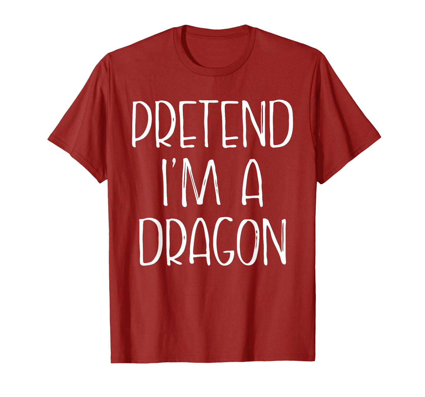 Pretend I'm A Dragon Halloween Costume Group Couple Matching T-Shirt