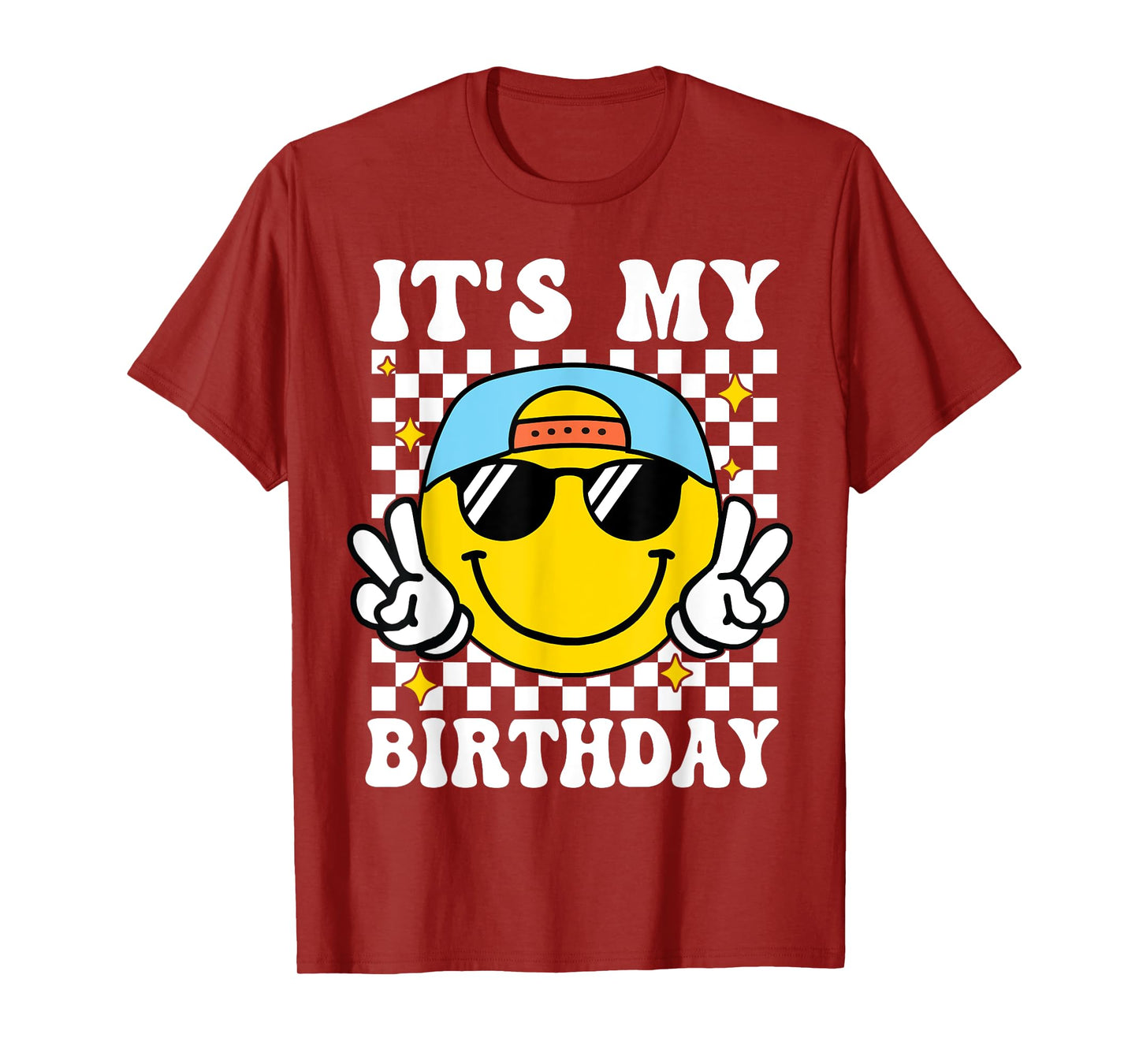 Bruh It's My Birthday Smile Birthday for Boys Kids T-Shirt