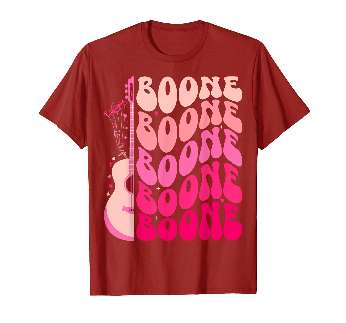 Retro Boone Personalized First Name Boone Groovy 80's T-Shirt