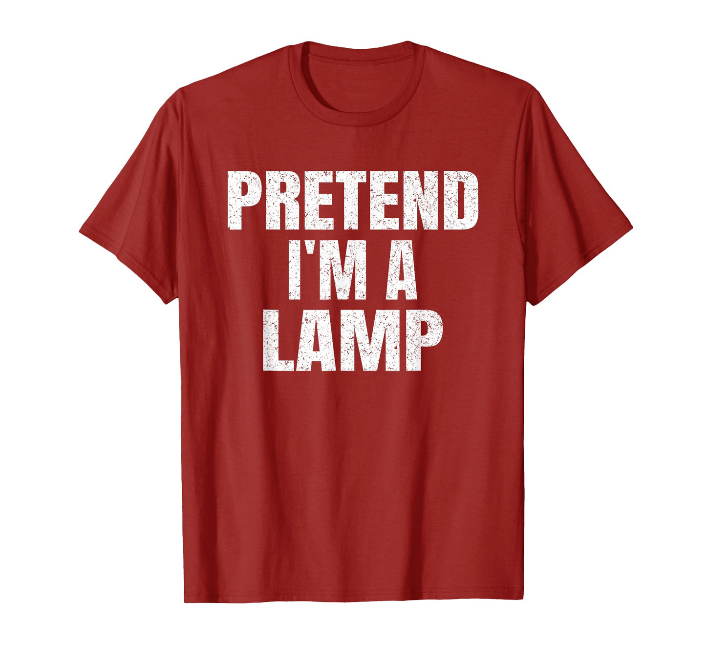 Pretend I'm A Lamp Family Group Lazy Easy Halloween Costume T-Shirt