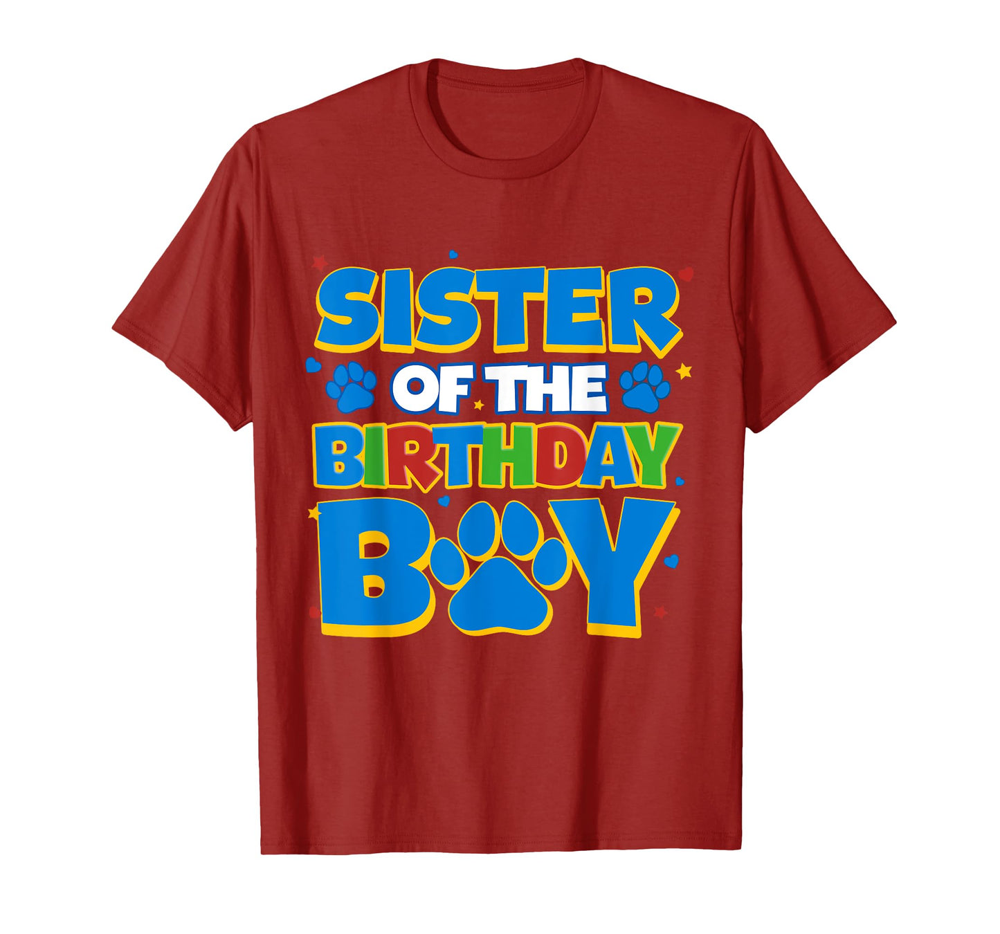 Funny Family Matching Party Shirt Sister Of The Birthday Boy T-Shirt