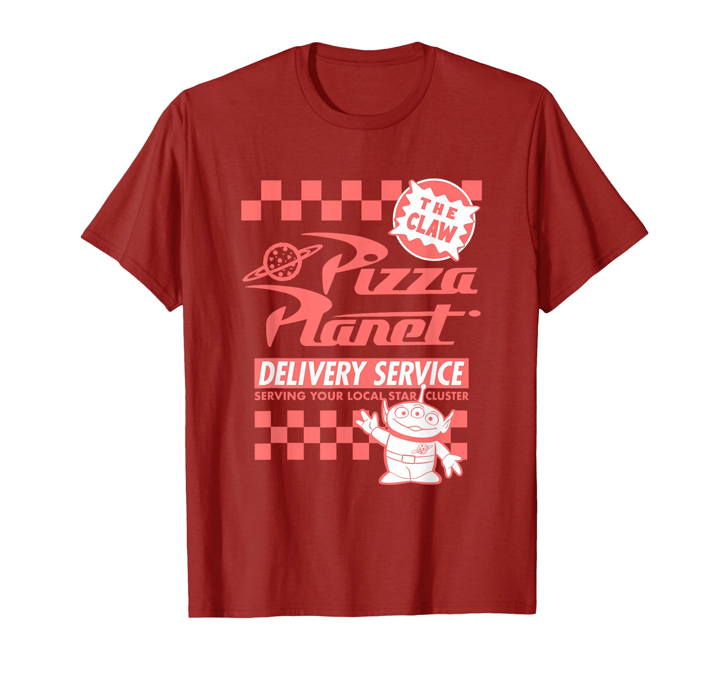 Disney Pixar Toy Story Pizza Planet Alien The Claw T-Shirt
