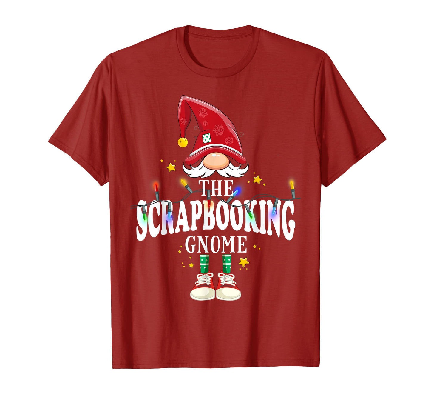 Christmas The Scrapbooking Gnome X-Mas Matching PJS T-Shirt