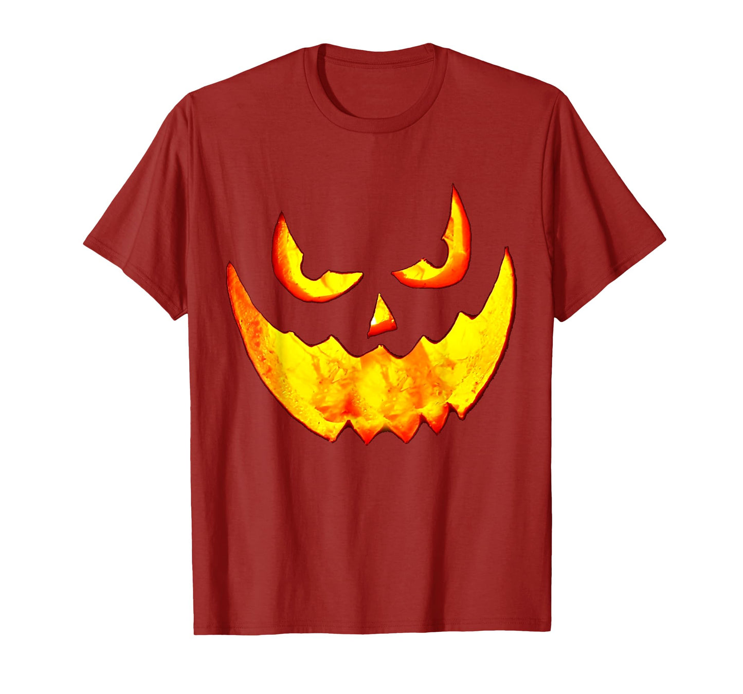 Jack O Lantern Scary Pumpkin Halloween Costume T-Shirt