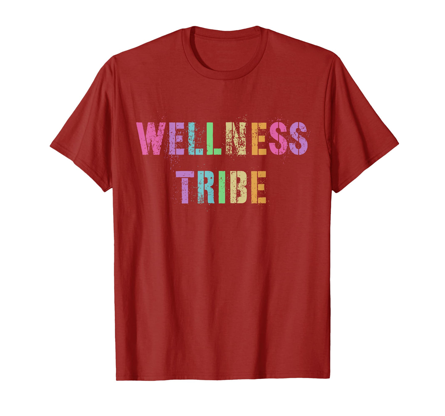 WELLNESS TRIBE Health Trainer Fitness Rockstar Crew Yoga Mom T-Shirt