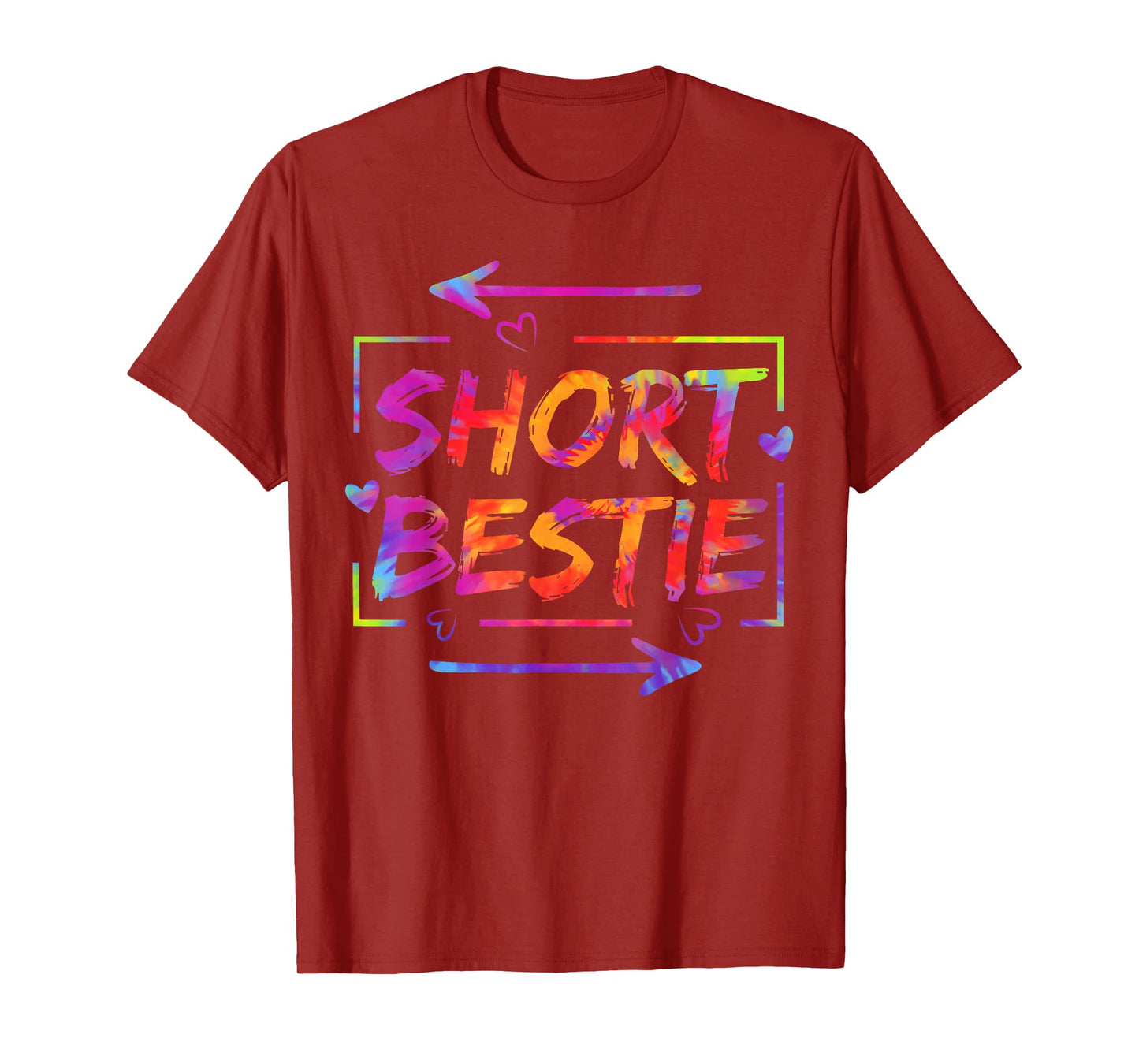 Best Friend Matching Tall Short Bestie Besties Matching BFF T-Shirt
