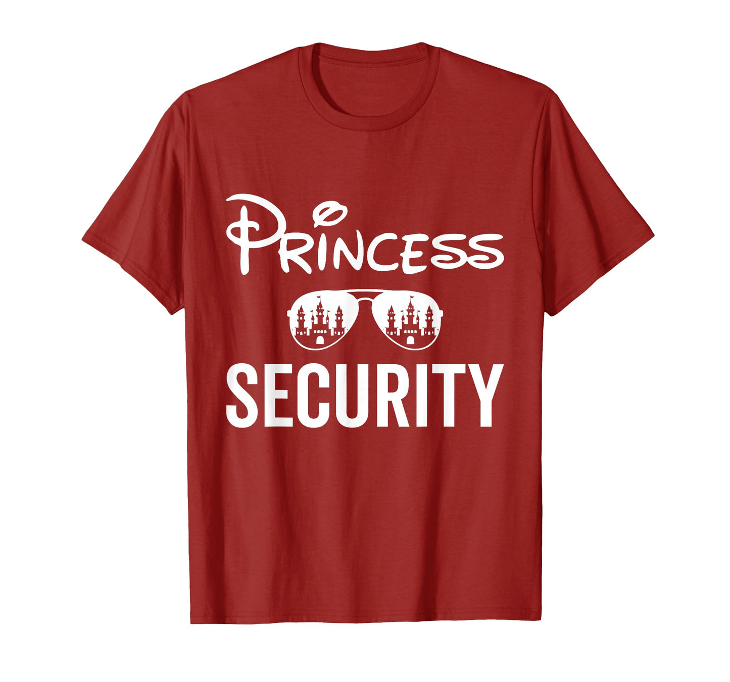 Princess Security Team Family Birthday Trip Dad Mom Daughter T-Shirt