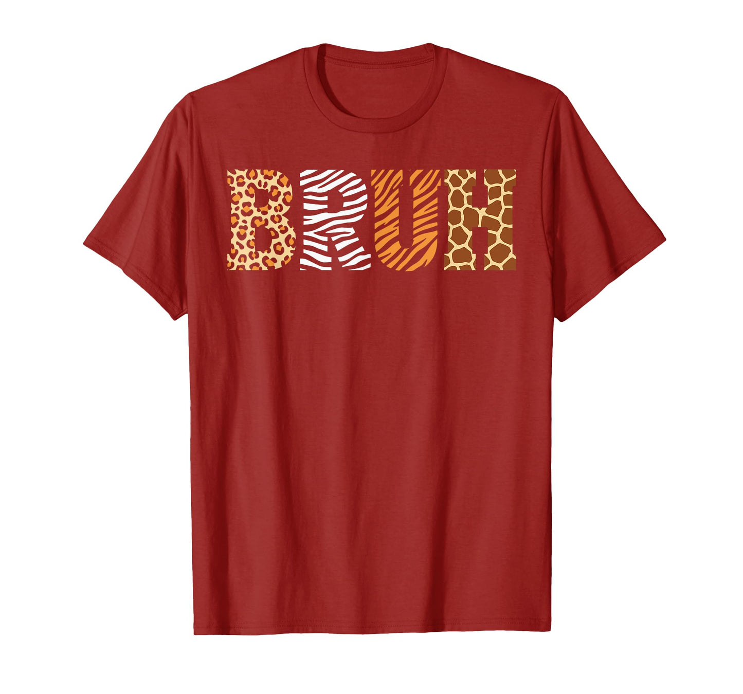 Bruh Zookeeper Safari Animal Print Costume Girls Boys Zoo T-Shirt