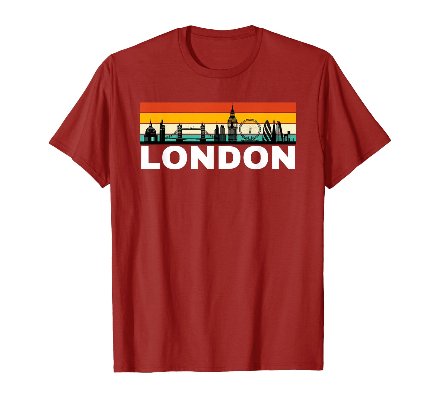 London City England United Kingdom UK Souvenir Travel Retro T-Shirt