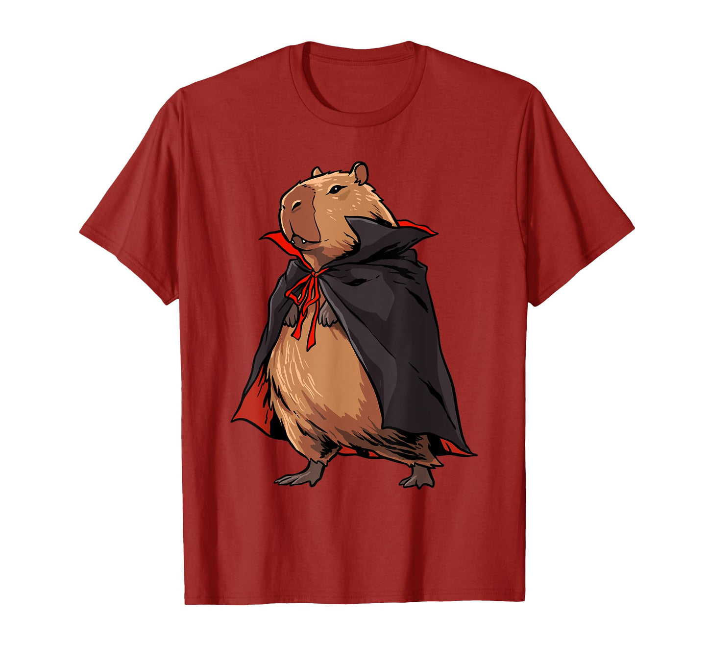 Capybara Shirt Halloween Capybara Vampire Vampybara Rodent T-Shirt