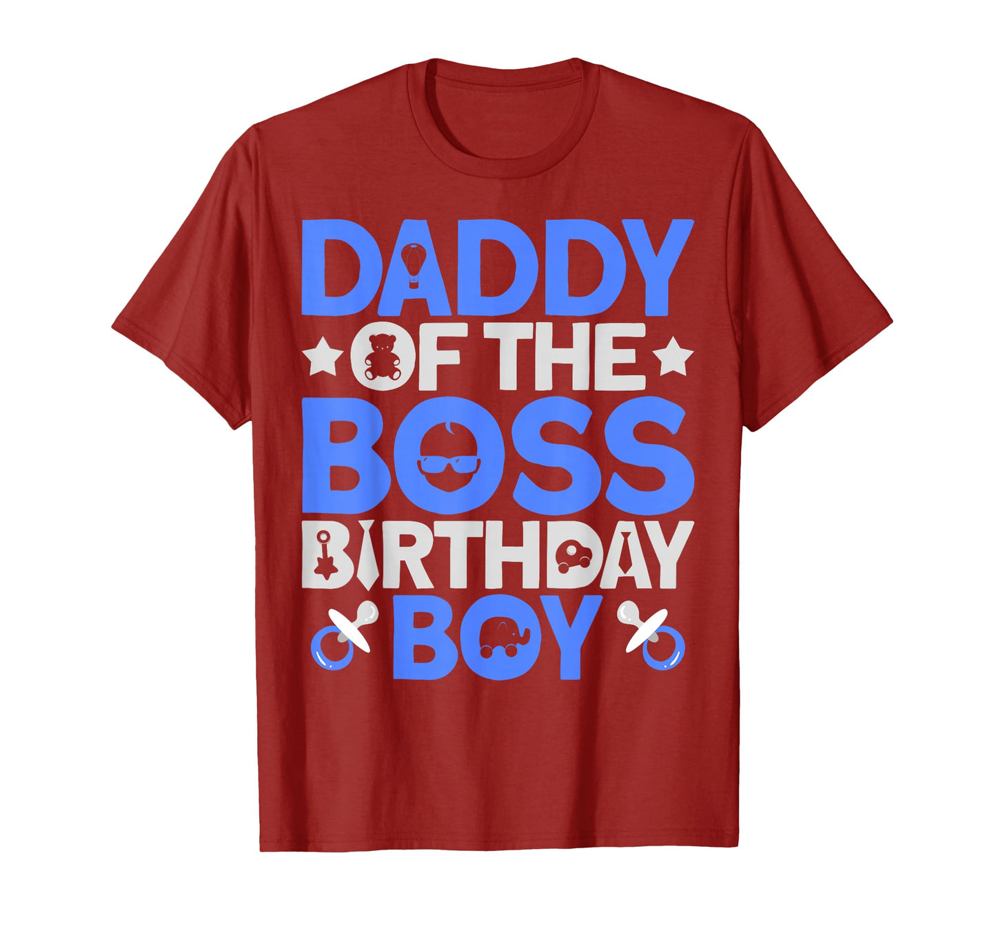 Daddy Of The Boss Birthday Party Outfit Like A Boss Daddy T-Shirt
