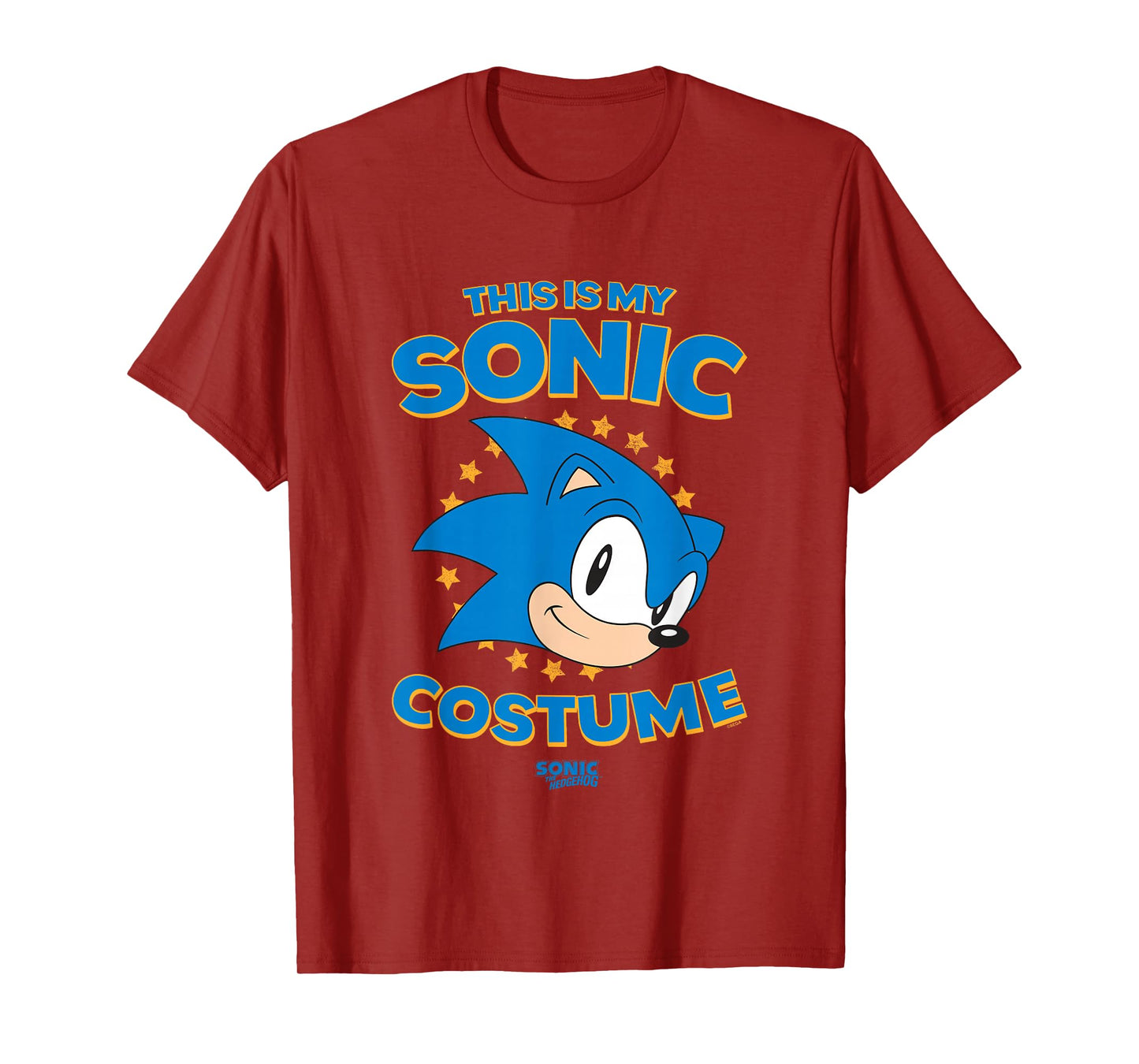 Sonic The Hedgehog Halloween This Is My Sonic Retro Costume T-Shirt