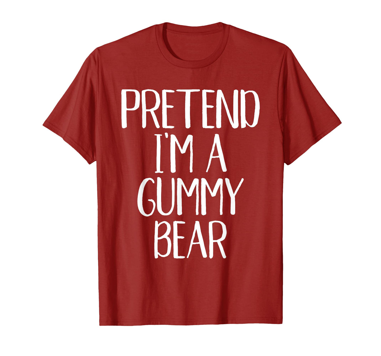 Pretend I'm A Gummy Bear Costume Family Idea Halloween Party T-Shirt