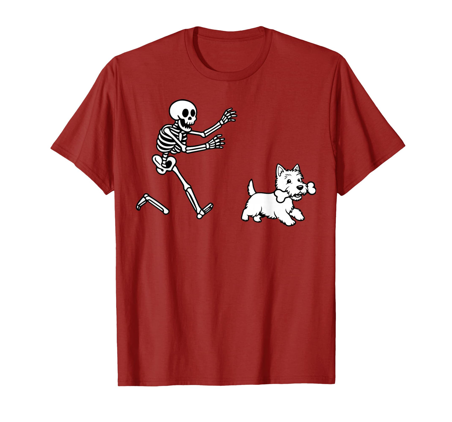 Funny Wesite Running Skeleton T-Shirt