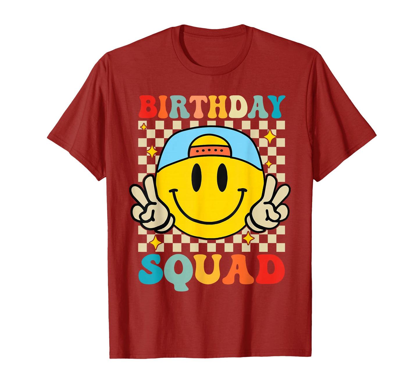 Birthday Squad for Men Women Kids Funny Birthday Matching T-Shirt