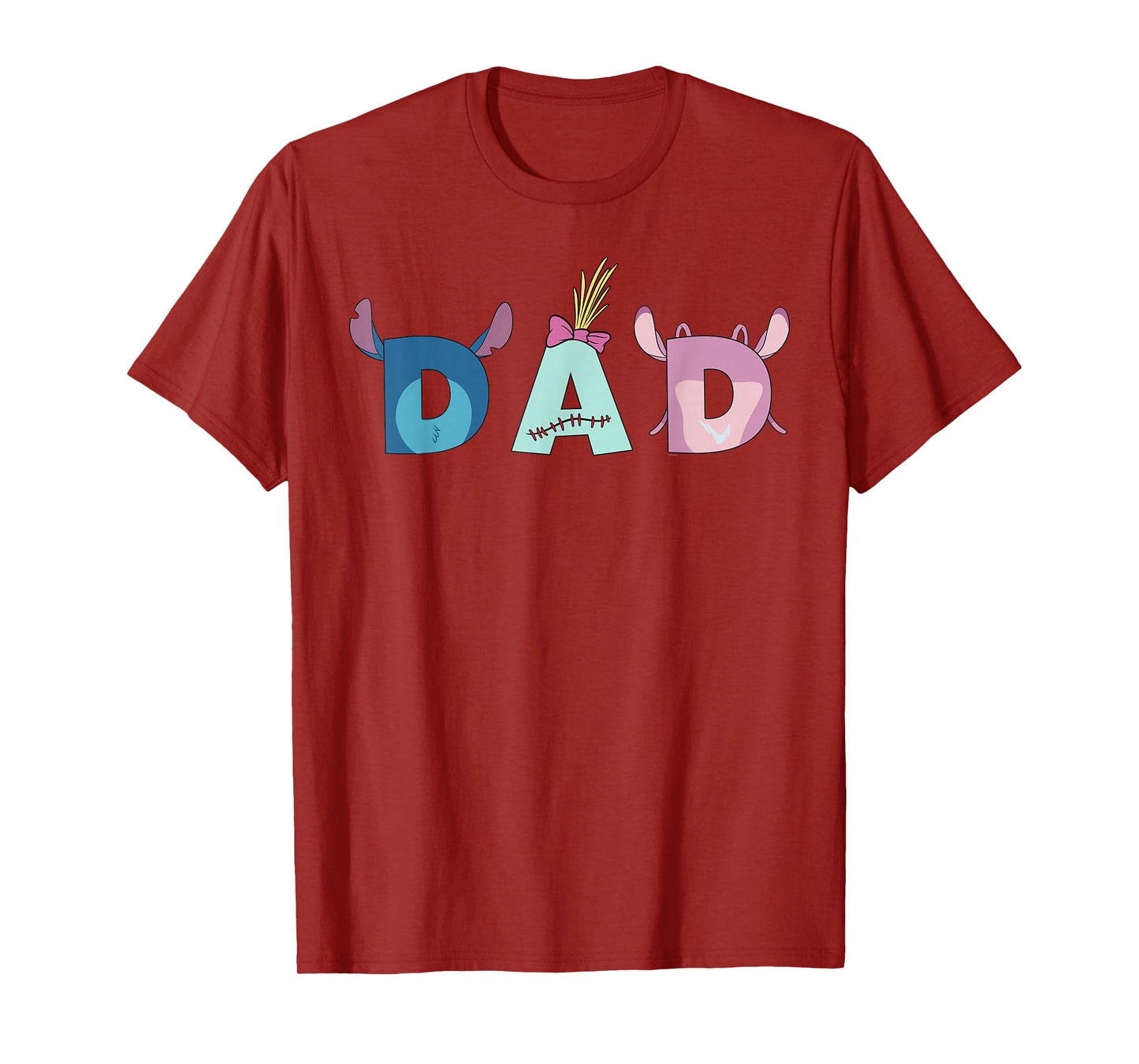 Disney Lilo & Stitch "Dad" Father's Day Birthday Family Trip T-Shirt