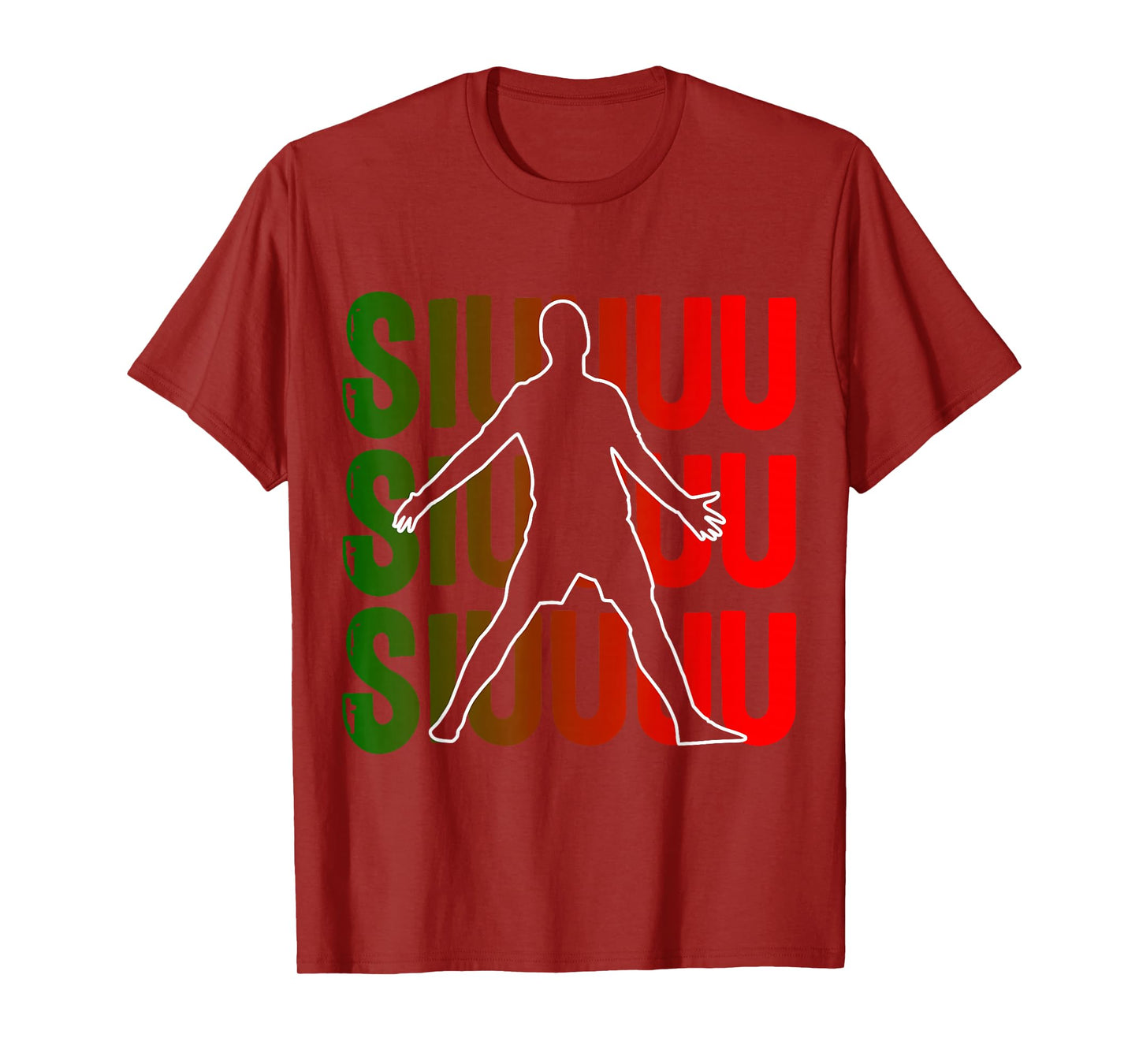 Siuuu Funny Soccer Football Boys Men Women Soccer Player T-Shirt