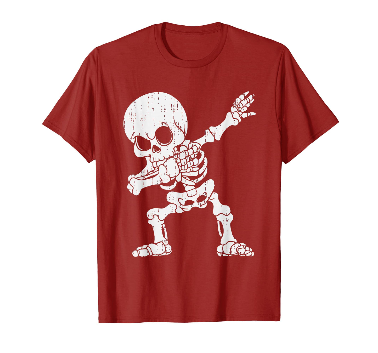 Dabbing Skeleton Halloween Scary Dab Dance Boys Teens Kids T-Shirt
