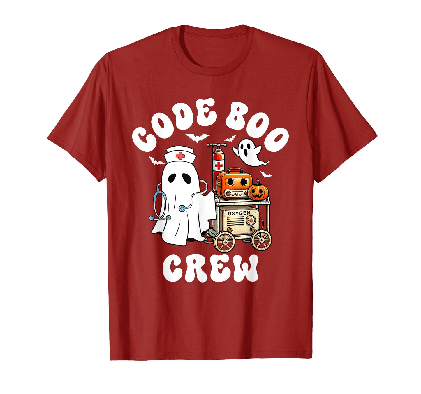 Code Boo Crew Outfit Funny Ghost Halloween Costume T-Shirt