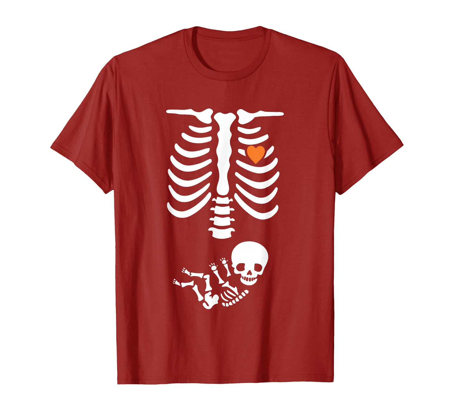 Skeleton Halloween Maternity Funny Pregnancy 2025 T-Shirt