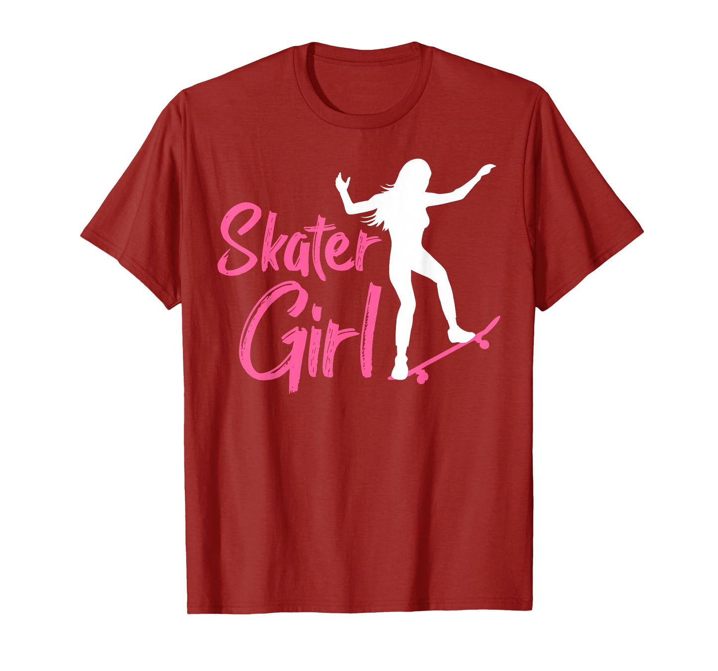 Skateboarding Design for Girls Women Skateboard Skateboarder T-Shirt