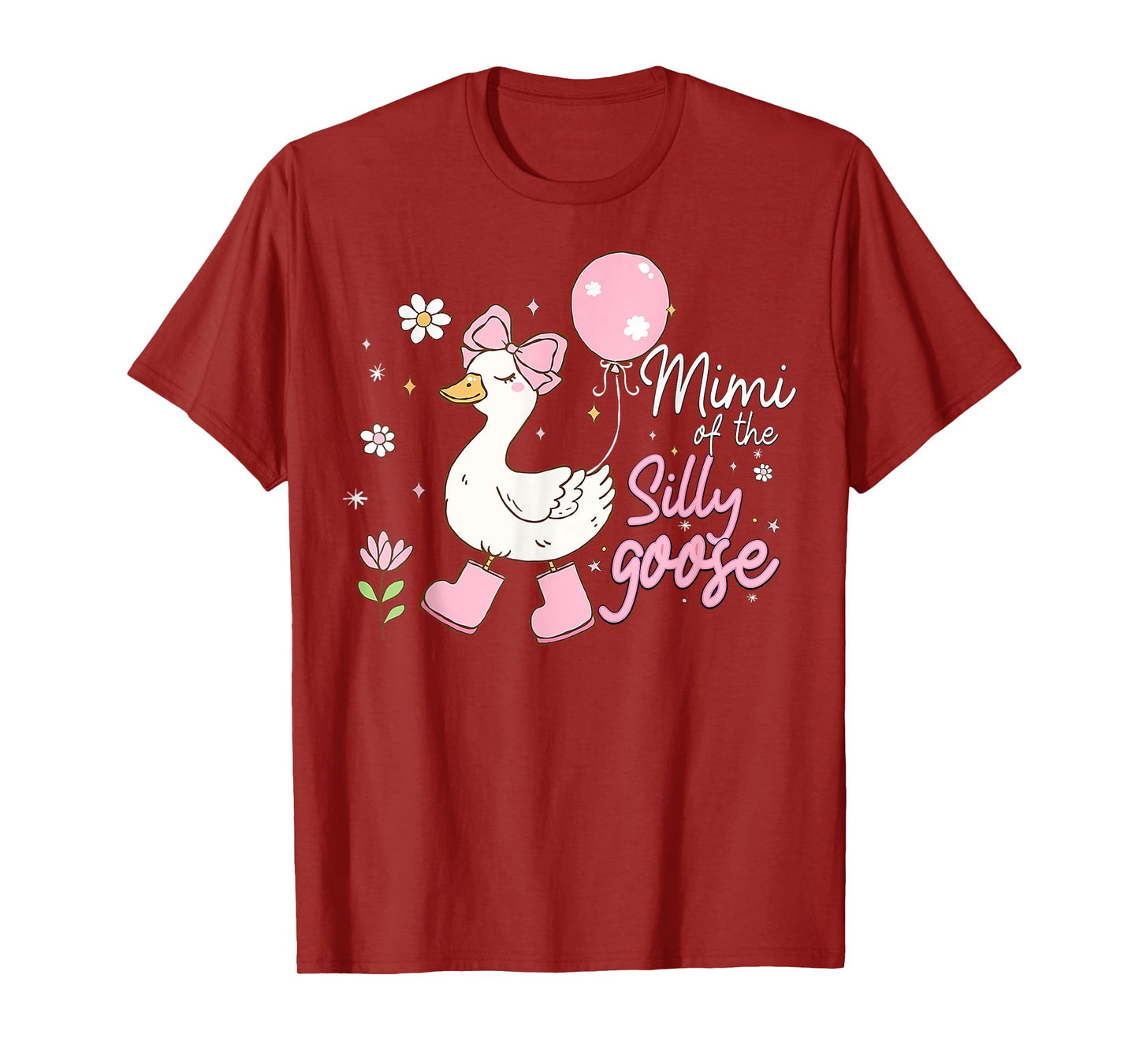 Mimi Of The Silly Goose First Birthday Family Matching Funny T-Shirt