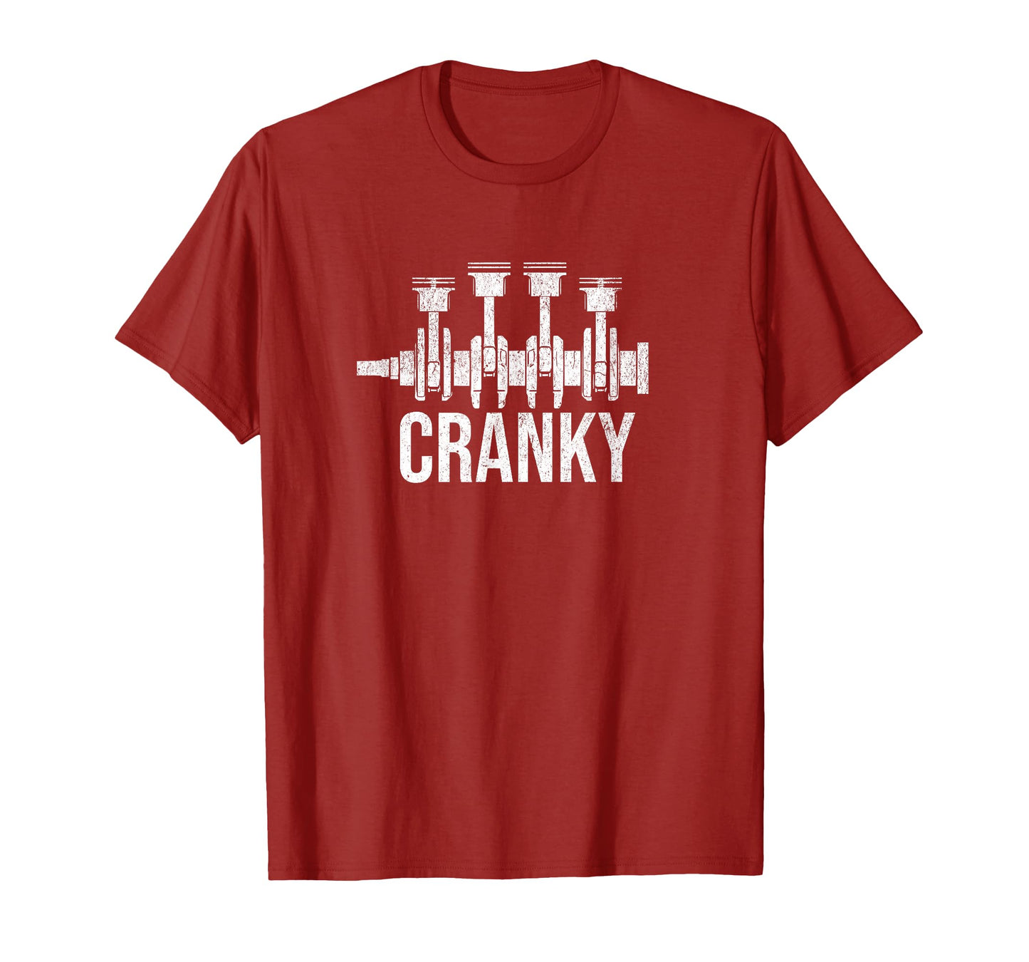 Cranky Car Engine Crankshaft Cars Lover Mechanics Father Day T-Shirt
