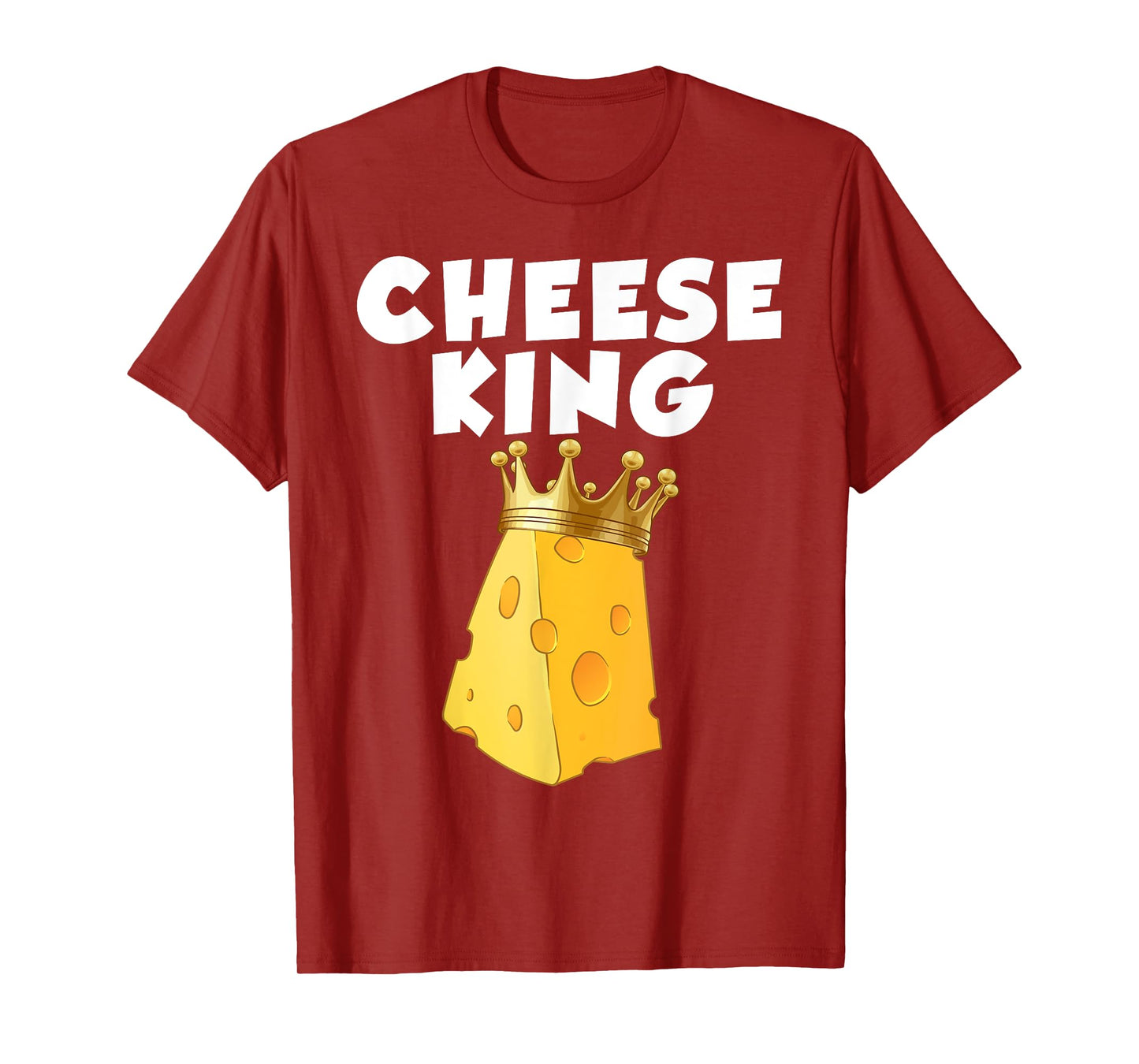 Funny Cheese Design For Men Boys Dairy Food Cheese Lover T-Shirt