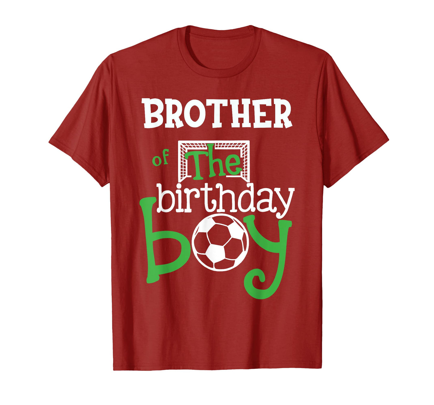 Brother of The Birthday Boy Soccer Player Matching Family T-Shirt