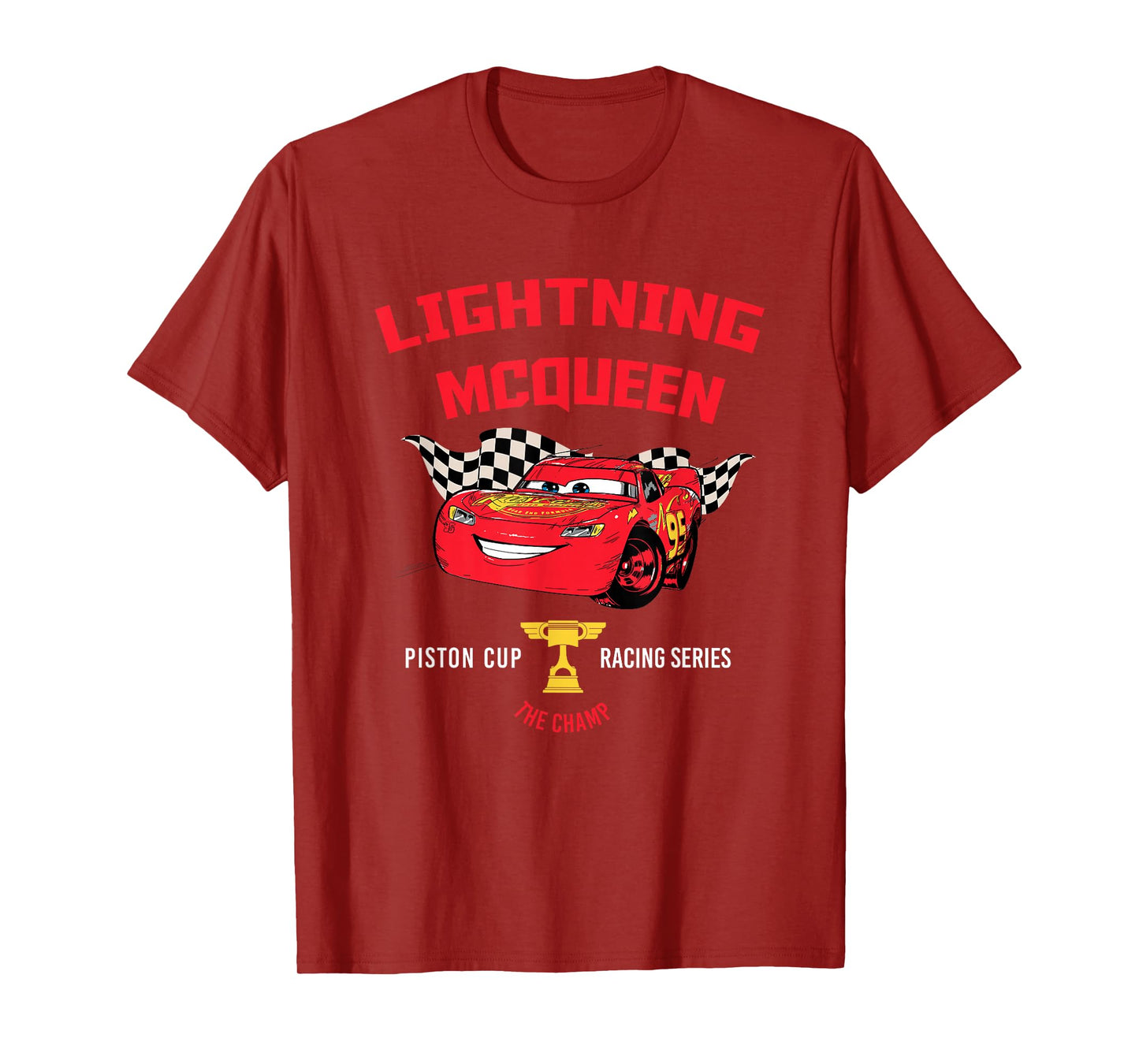 Disney Pixar Cars Lightning McQueen Racing Champ T-Shirt