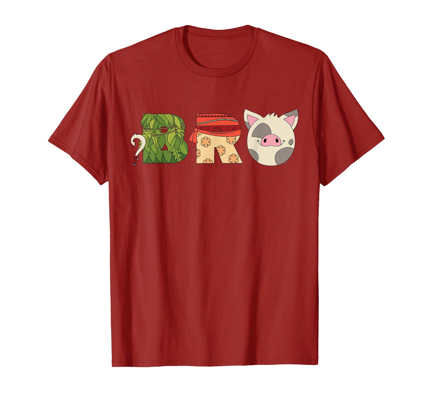 Disney Moana Letters "Bro" Brother Family Trip Vacation T-Shirt