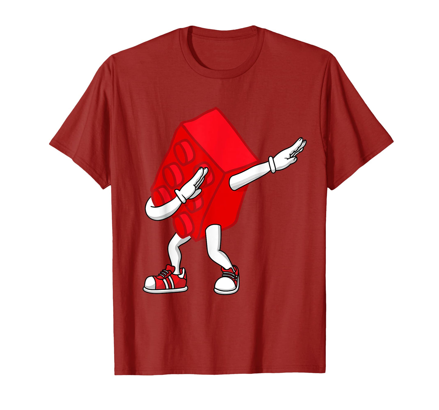 Dabbing Kids Master Builder Funny Building Blocks Brick Boys T-Shirt